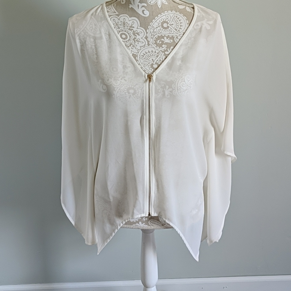 Ivory Sheer Kimono